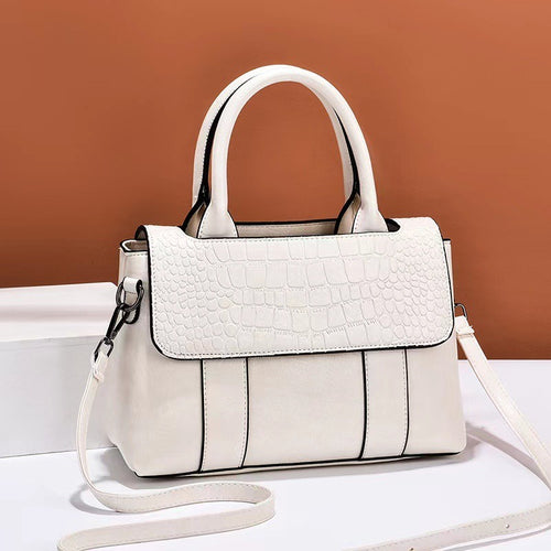 Camille Croc-Effect Crossbody