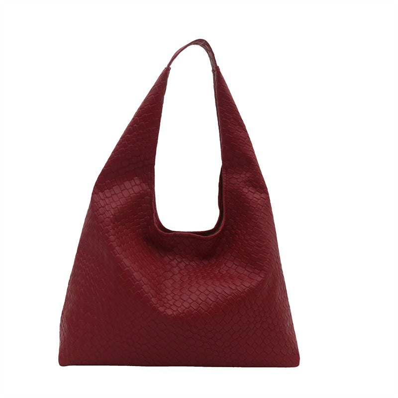 Marlow Woven-Effect Tote