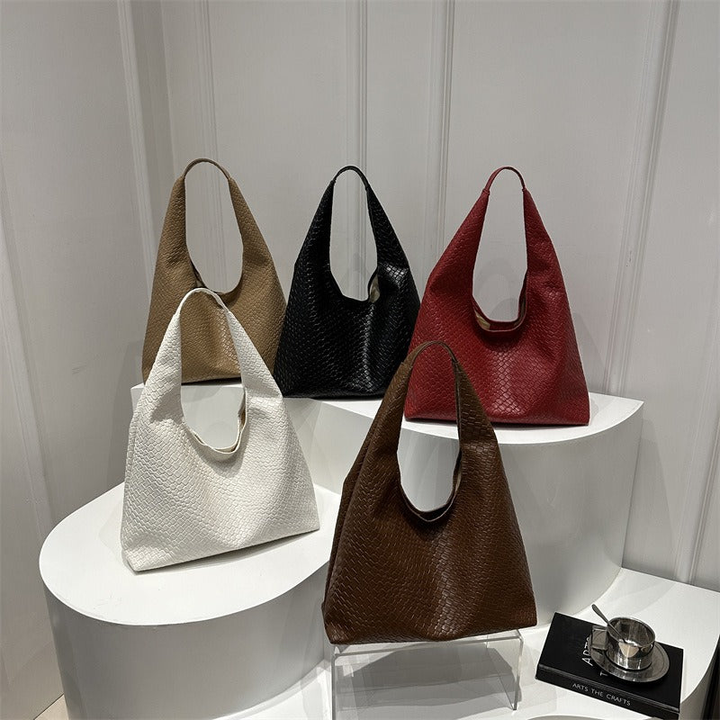 Marlow woven-effect tote handbag by AVÉRA