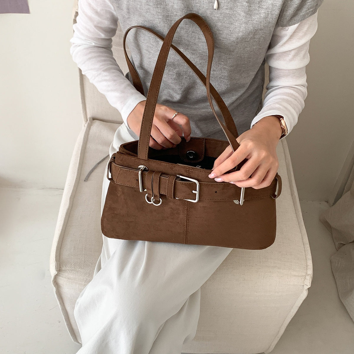 Elodie Retro Shoulder Bag