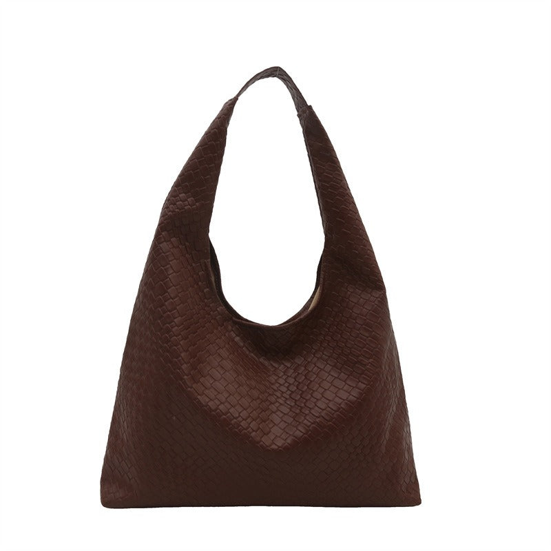 Marlow Woven-Effect Tote
