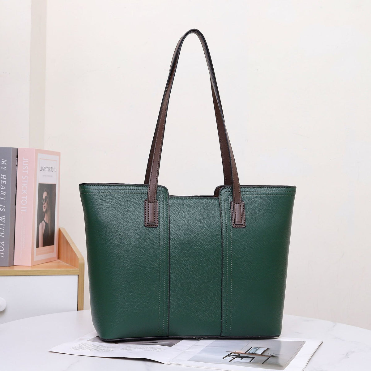 Margot Leather Commuter Tote